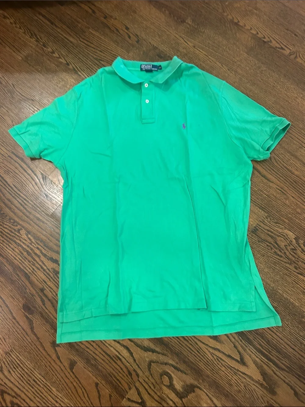 Ralph Lauren Bright Green Short Sleeve Polo